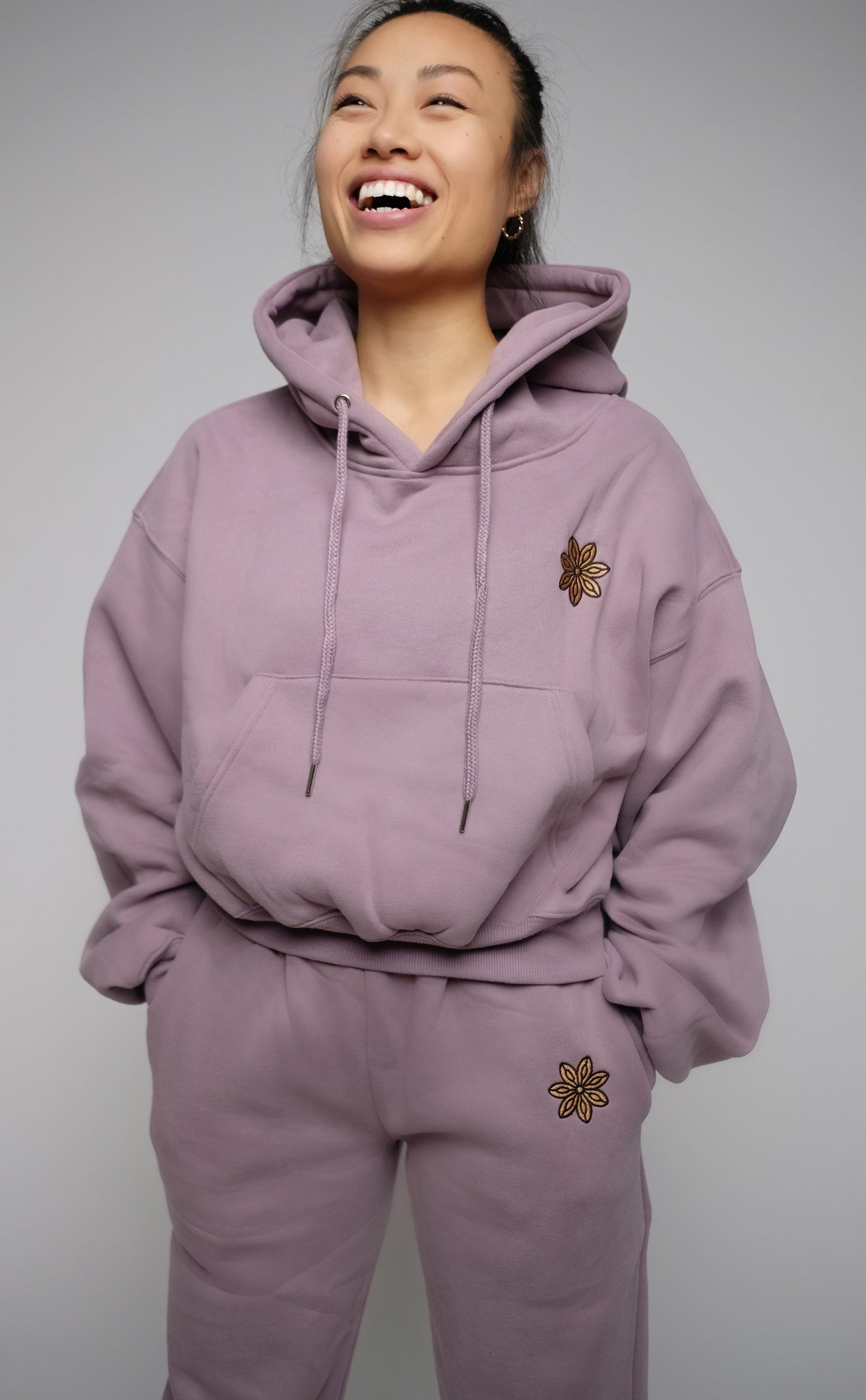 Purple Mauve BrickCity Oversized Hoodie