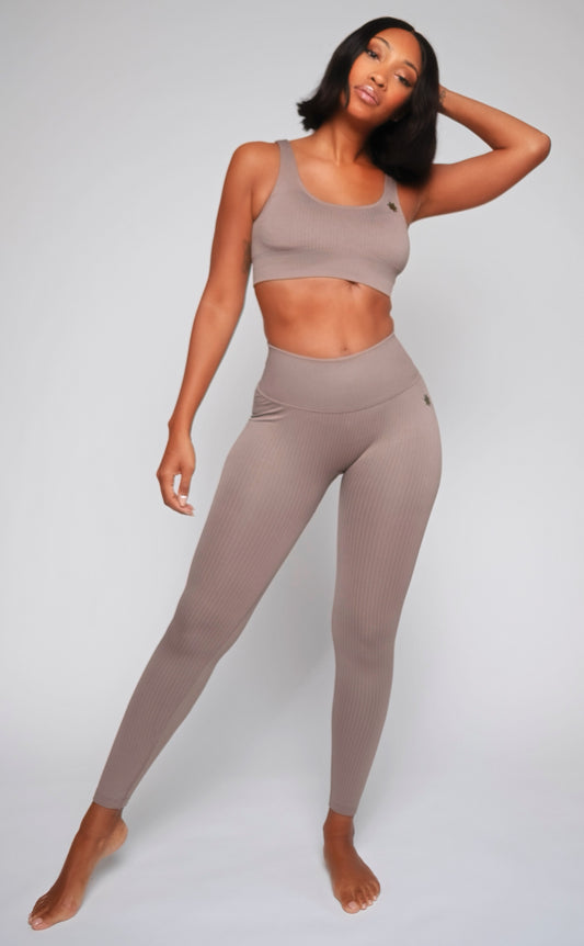 RECHARGED RIBBED LEGGINGS