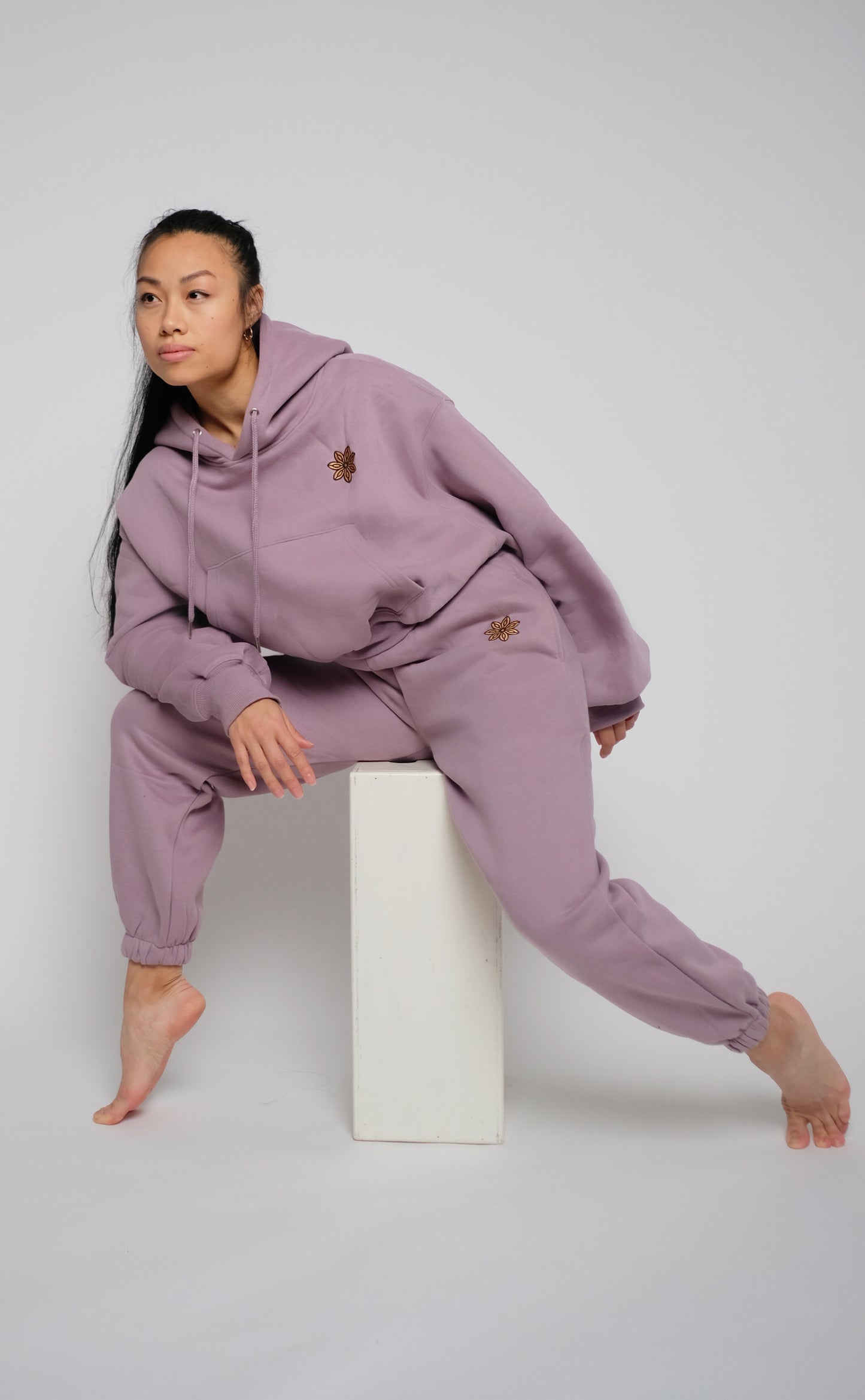 Purple Mauve BrickCity Oversized Hoodie