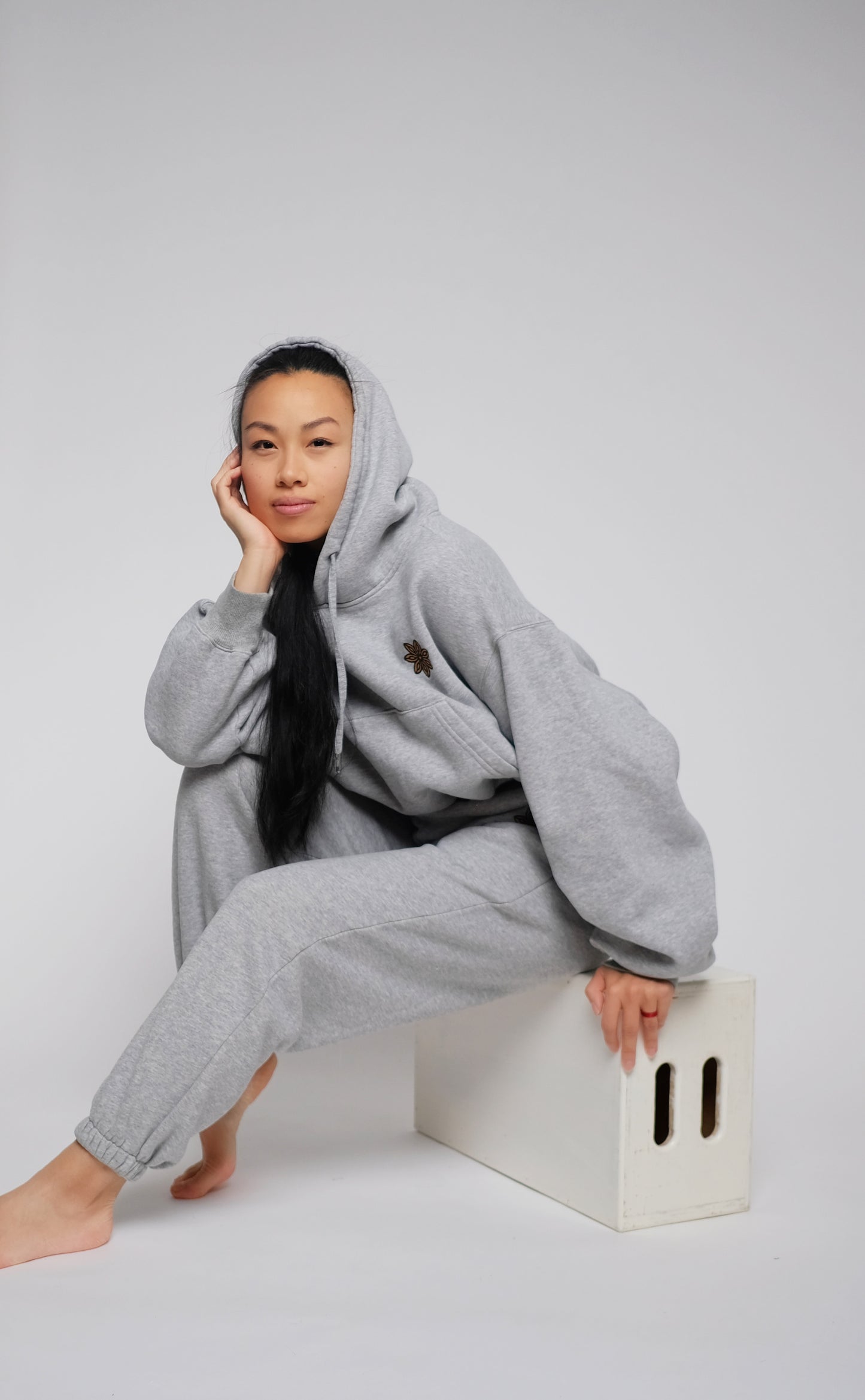 Grey Slate BrickCity Oversized Hoodie