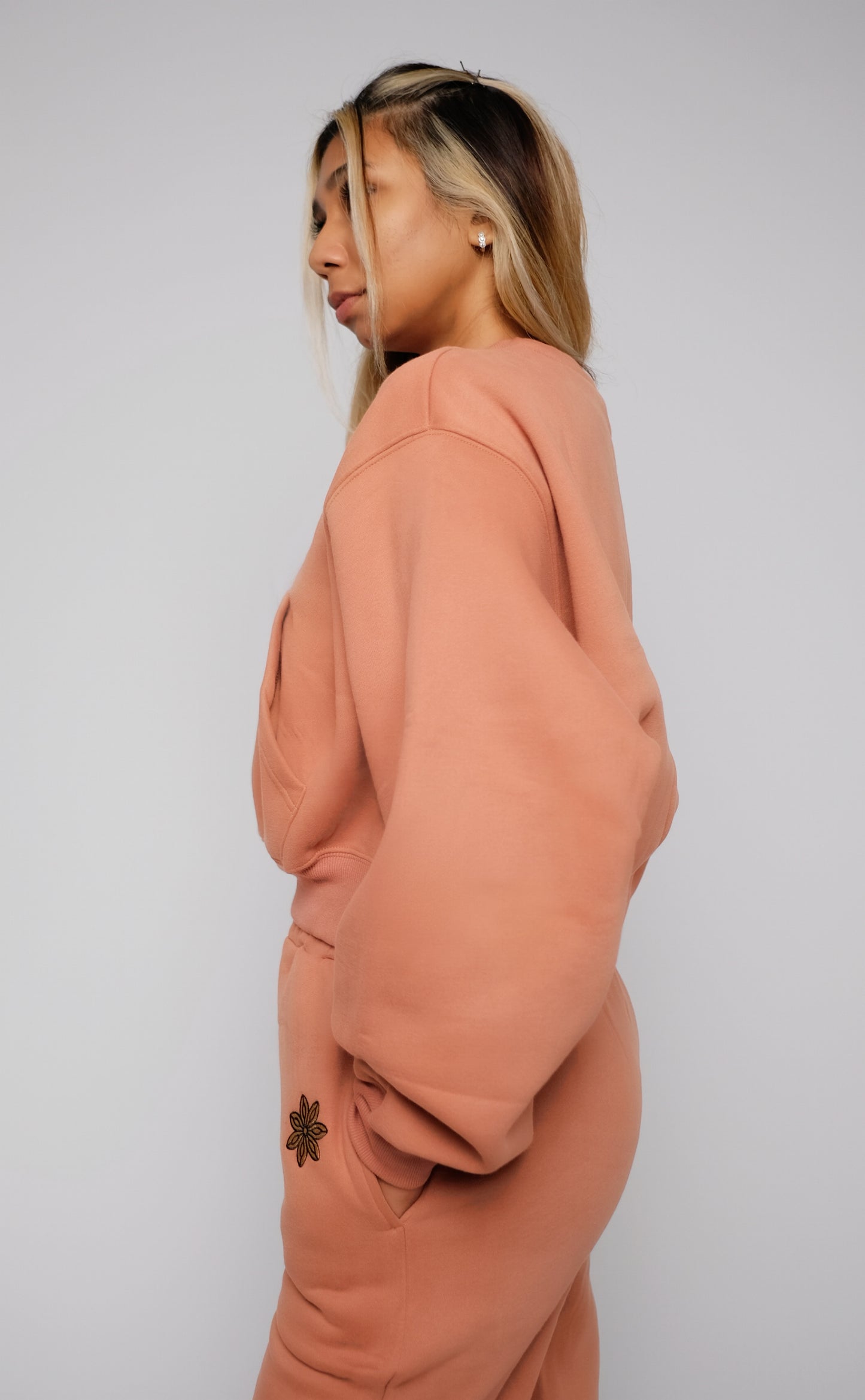 Salmon BrickCity oversized crewneck