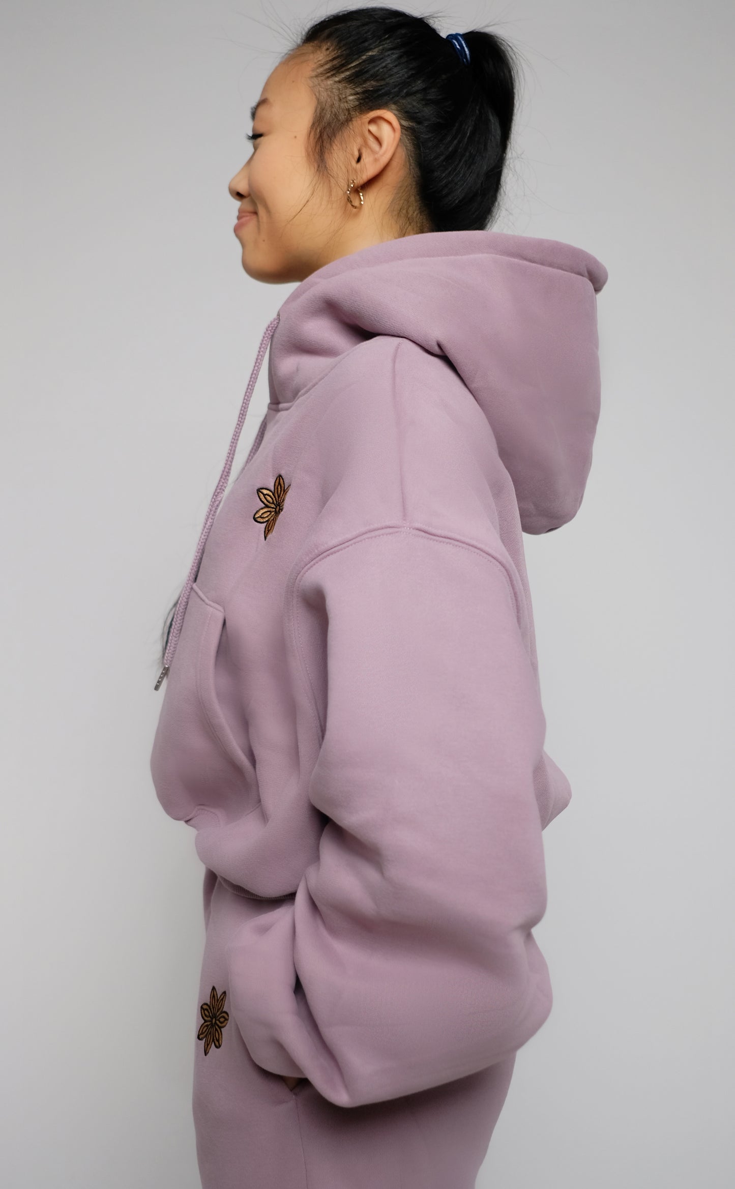 Purple Mauve BrickCity Oversized Hoodie